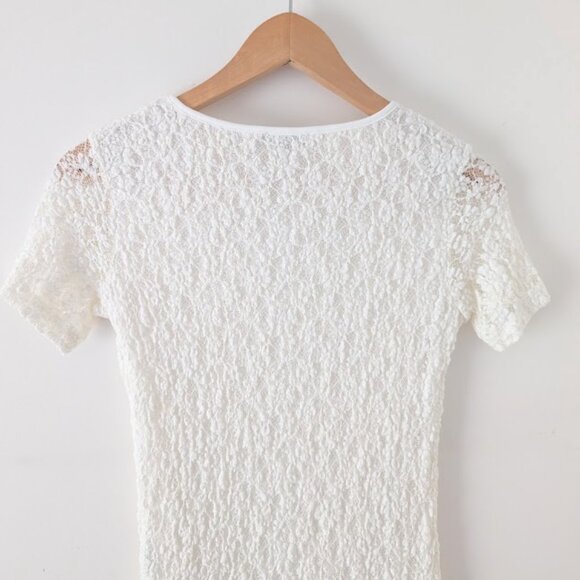 Premise Studio Lacy Short Sleeve Top - Picture 3 of 6